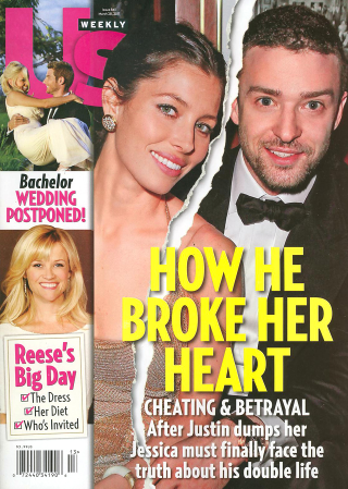 Illustration for article titled This Week In Tabloids: Justin Trousersnake Is A Terrible Boyfriend